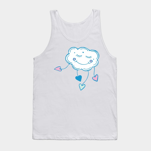 Dancing Cloud Tank Top by Jacqueline Hurd